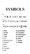 Load image into Gallery viewer, Simple One Symbol Hand Stamped Metal Pet ID Tag
