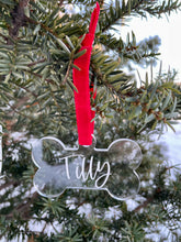 Load image into Gallery viewer, Personalized Acrylic Bone Shaped Ornament
